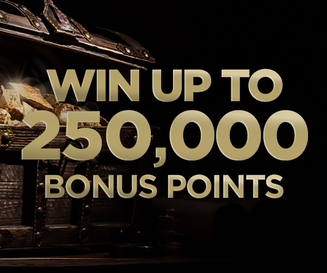 Golden Treasure Chest Up to 250,000 Points