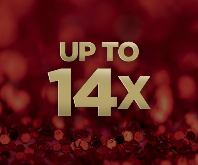 Up to 14x Bonus Points Image